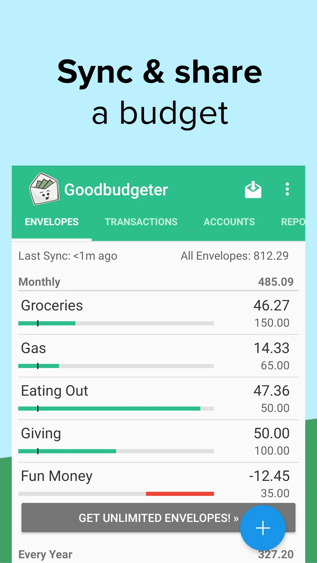 Goodbudget: Budget & Finance screenshot