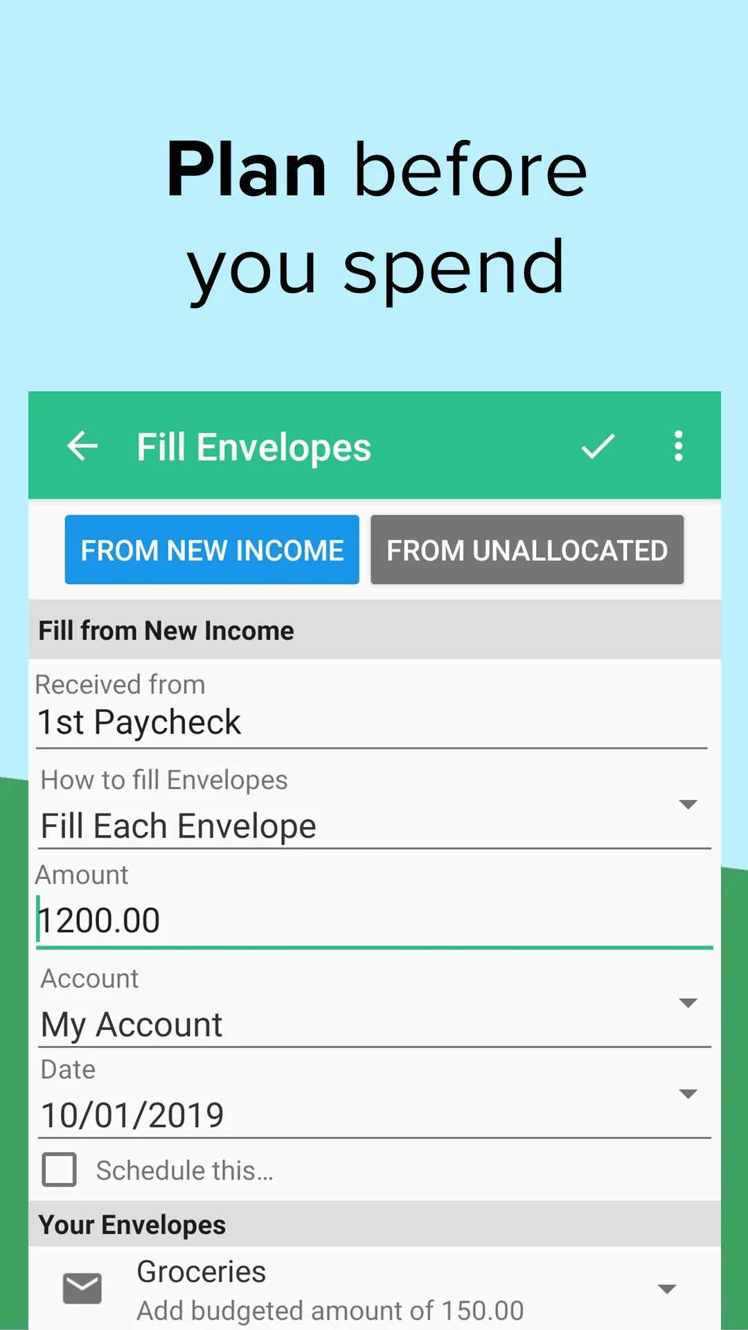 Goodbudget: Budget & Finance screenshot